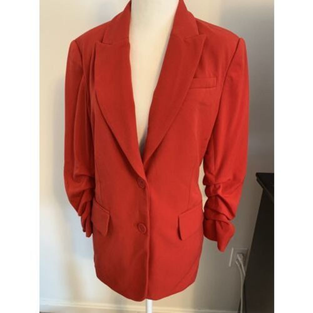 Michael Kors red blazer size 6